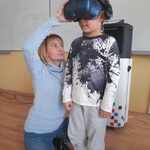 Spotkanie dzieci z przedszkola z wirtualnym laboratorium Empiriusz