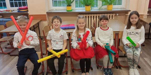 Dzieci z Ukrainy na zajęciach dedykowanych dla nich