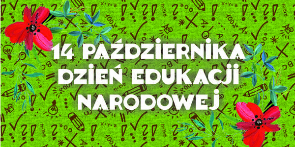 Dzień Edukacji Narodowej - napis