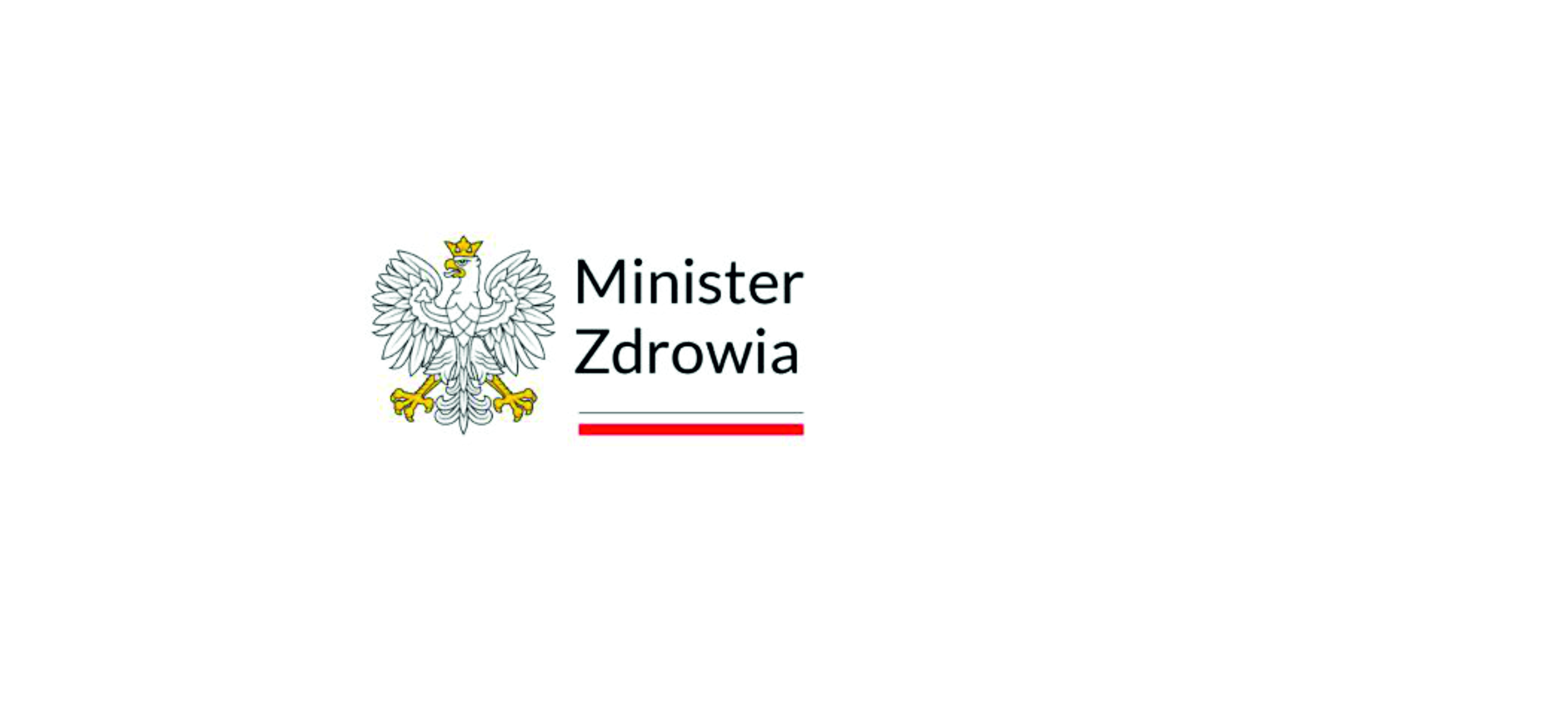 Minister Zdrowia - logo z orzełkiem