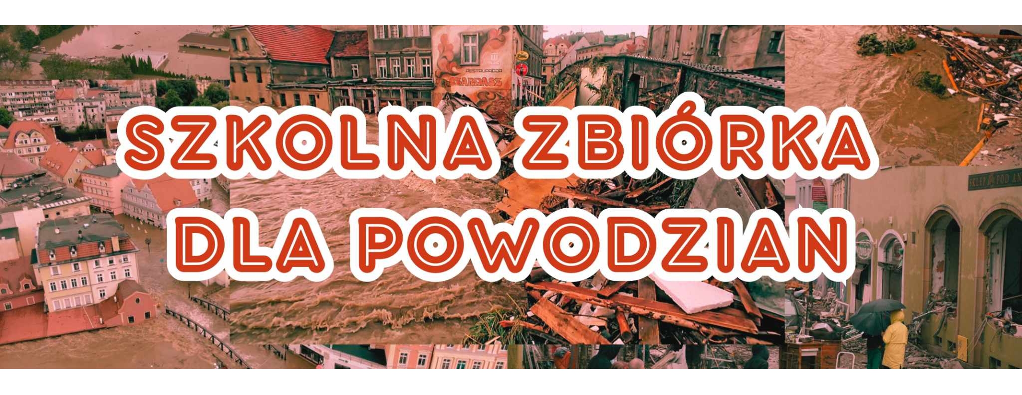 Szkolna zbiórka dla powodzian