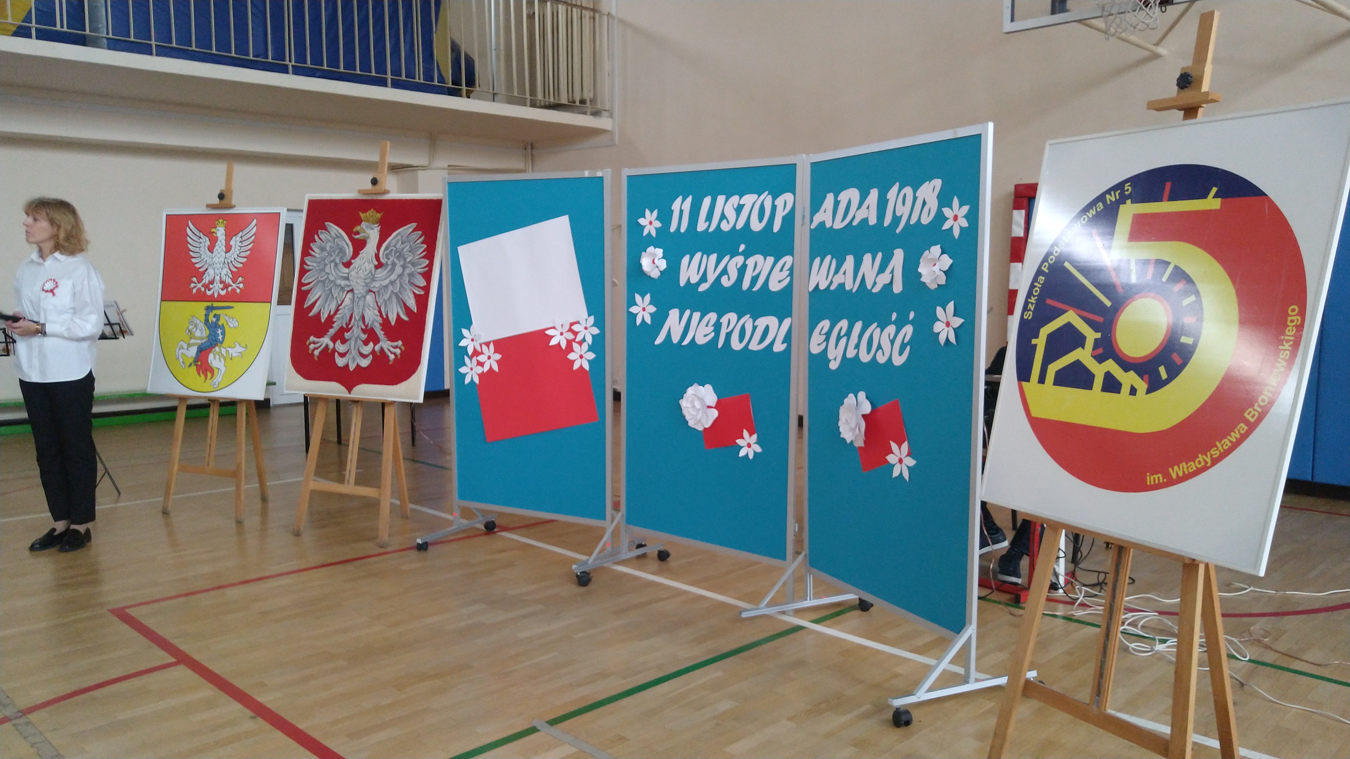 Dekoracja sali gimnastycznej
