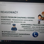 Informacja jak reagować na hejt