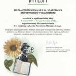 Dyplom dla szkoły