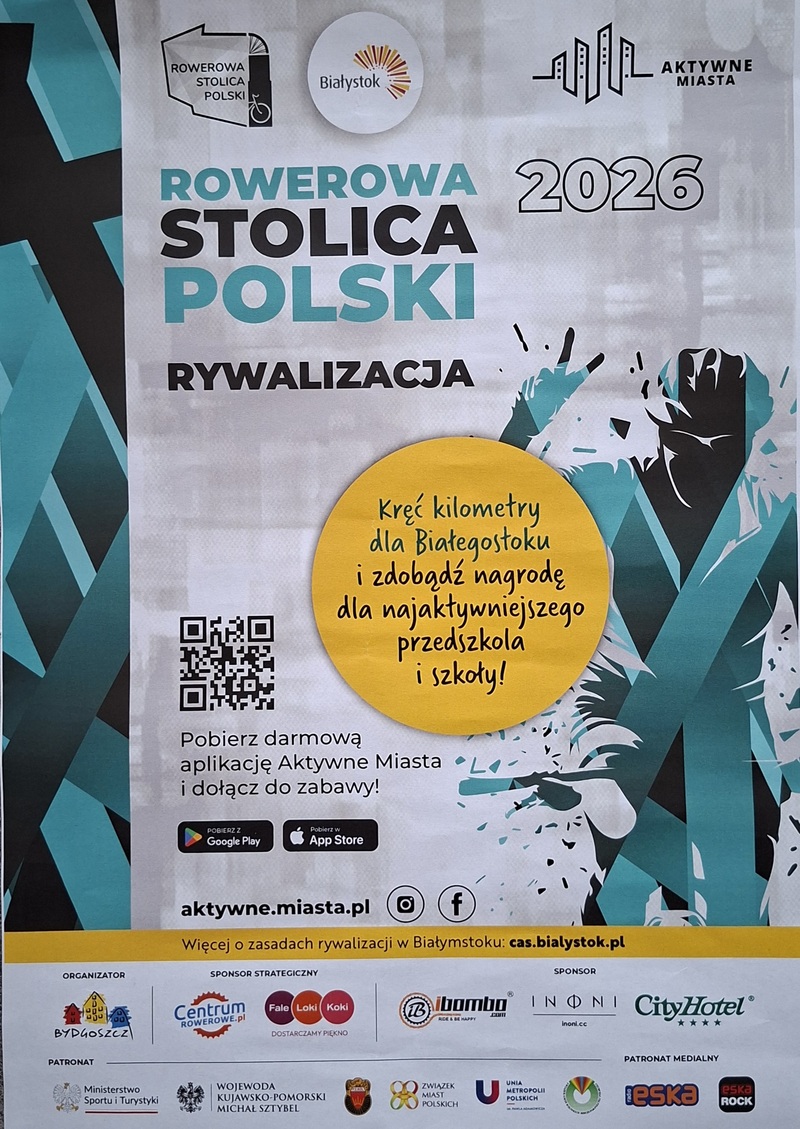 Plakat informacyjny o rywalizacji